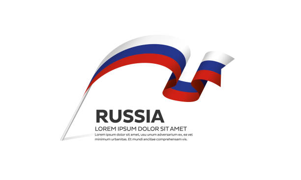 Russia flag background Russia, country, flag, vector, icon russia flag stock illustrations