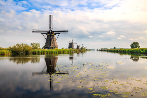 istock Traditional Dutch Windmills Kinderdijk World Unesco heritage 905314440