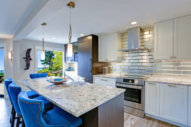 istock Modern kitchen room in a condo home 905315222