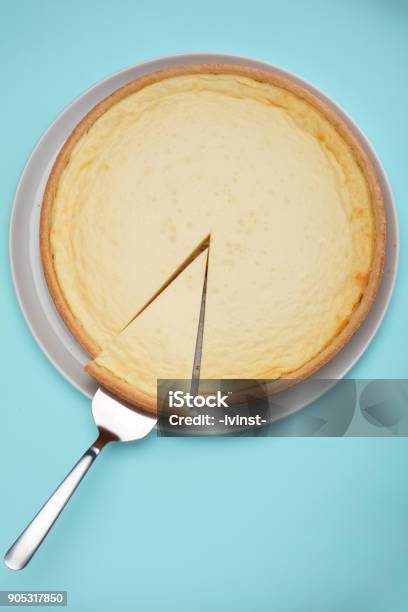 Cheesecake Stock Photo - Download Image Now - Cheesecake, Slice of Cake, Cake Server
