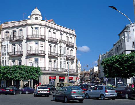 General View of Melilla main square 