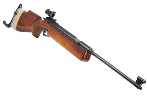istock pneumatic air rifle isolated on white background 905325518