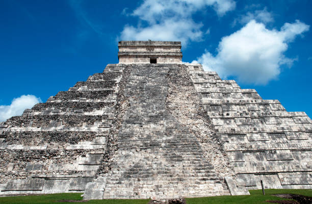 istock El Castillo or Temple of Kukulcan Pyramid, Chichen Itza, Yucatan, Mexico 905329266