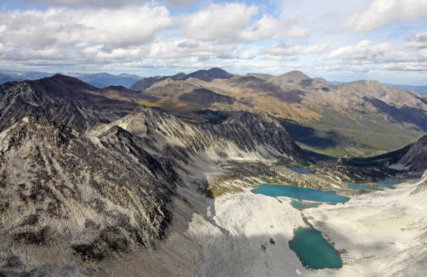 istock Panoramic view over the lakes and mountains in autumn. 905333576
