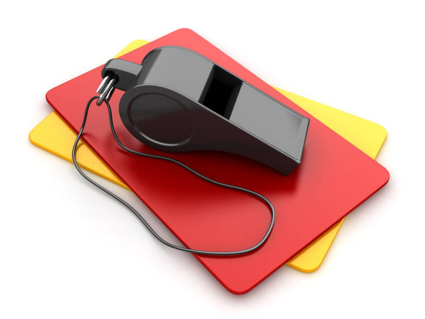 Whistle with Yellow and Red Card