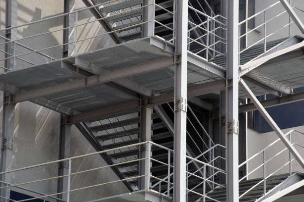 istock Fire Escape on Urban Building, Emergency Exit, Escape-Route, Preparedness 905339618