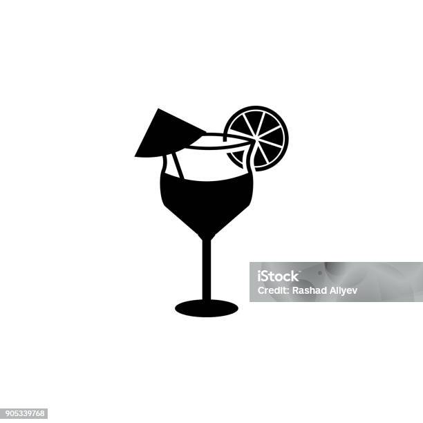 A Glass Of Cocktail Icon Elements Of Bar And Alcoholic Drinks Icon Premium Quality Graphic Design Icon Baby Signs Outline Symbols Collection Icon For Websites Web Design Stock Illustration - Download Image Now