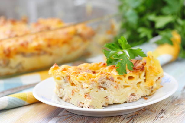 istock Casserole with pasta, meat and cheese 905358254