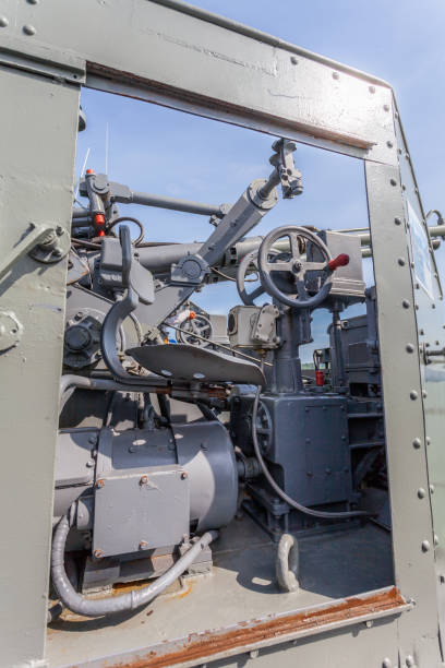 istock a shooting gun on the battleship 905361322