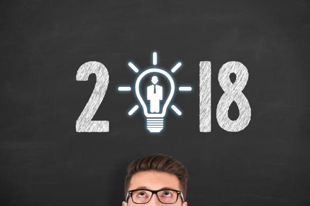 istock New Year 2018 Recruitment Concepts on Blackboard Background 905390446