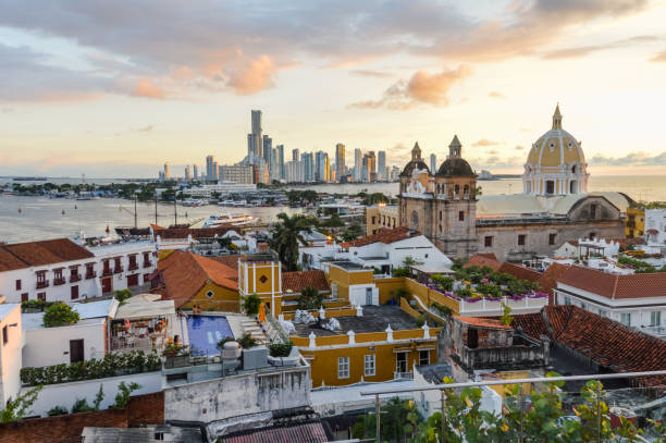 istock Sunset in Cartagena, Colombia 905397832