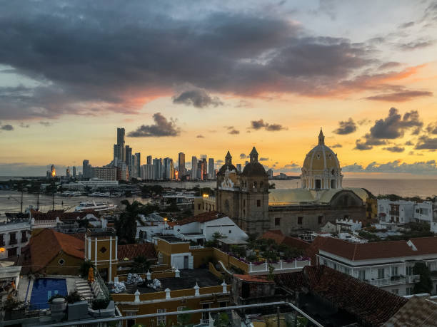 istock Sunset in Cartagena, Colombia 905397898
