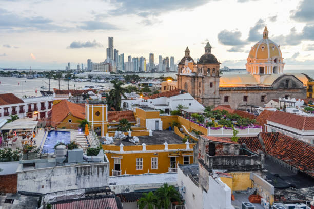 istock Sunset in Cartagena, Colombia 905397914