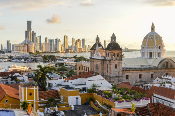 istock Sunset in Cartagena, Colombia 905400160