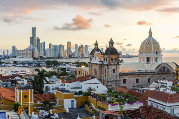istock Sunset in Cartagena, Colombia 905400254