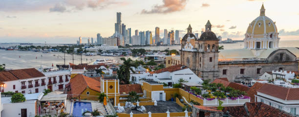 istock Sunset in Cartagena, Colombia 905400546
