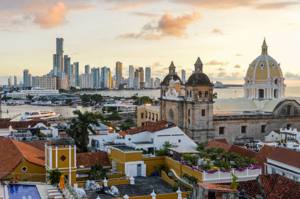 istock Sunset in Cartagena, Colombia 905400686