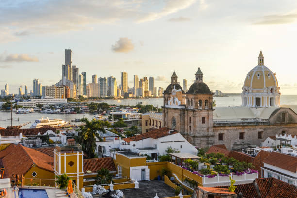 Sunset in Cartagena, Colombia