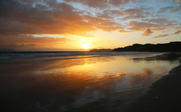istock Sunrise on Waipu Beach 905401118