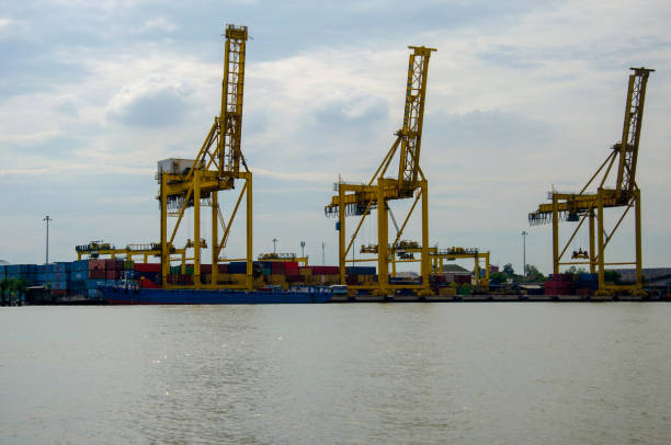 istock Shipping port 905405050