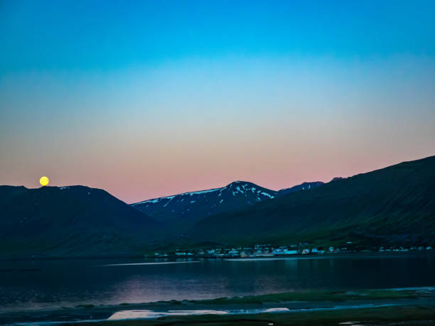 istock View of small village at twilight 905414024