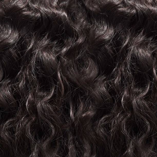 Brazilian Curly Weave Hair texture Brazilian Curly Weave Hair texture black woman hair extensions stock pictures, royalty-free photos & images