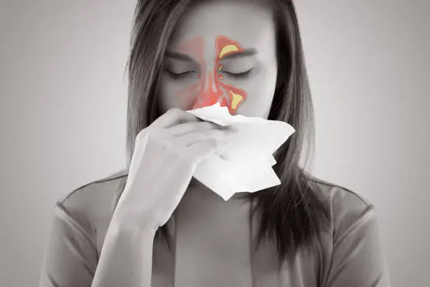 Photo of Women Feeling Unwell And Sinus