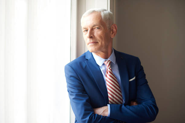 istock Senior businessman portrait 905450844