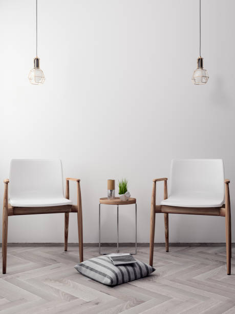 istock Mockup Poster in the interior, 3D illustration of a modern design 905455976