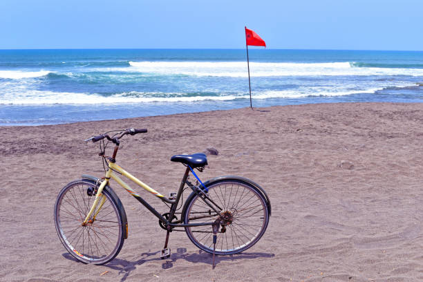 istock A bicycle in the peaceful beach 905461584