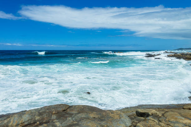 istock Rocky Cove Ocean Waves Coastline 905472442