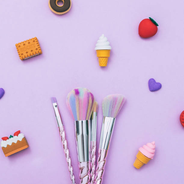 istock colorful make-up brushes  among the desserts 905472666