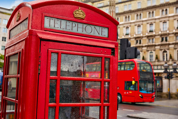 istock London old red Telephone box 905474092