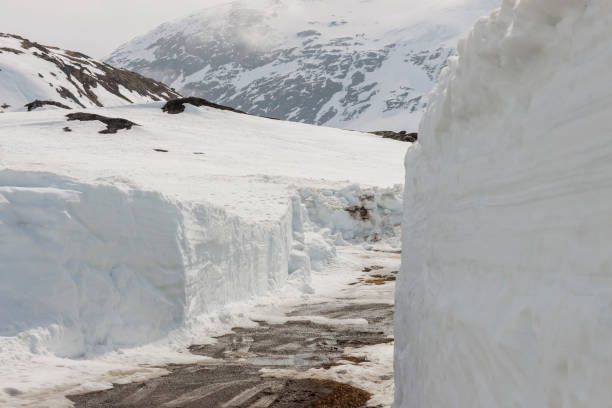istock Road to highest pass in Norway. 905481078