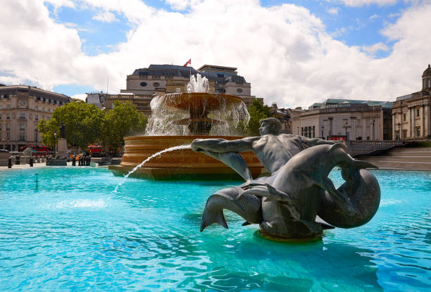 London Trafalgar Square in UK england