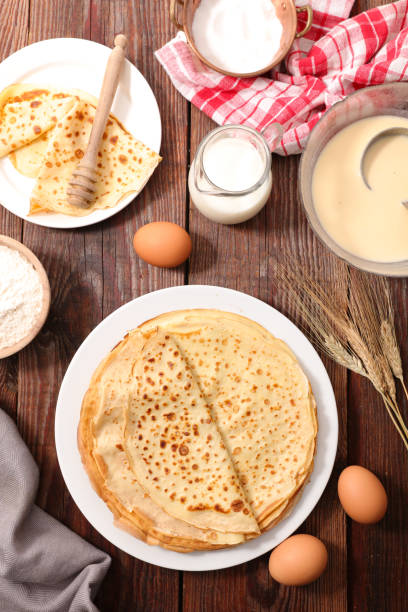 istock delicious crepe with ingredient 905484618