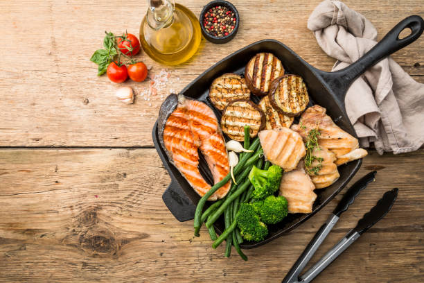 istock Healthy grill food 905524596