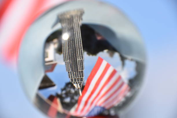 istock Empire State Building through a crystal ball 905530160