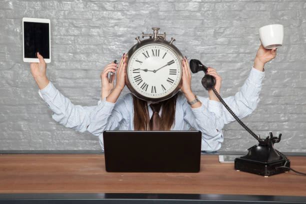 istock Time is business, multitasking business woman 905530414