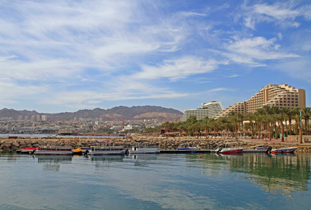 istock coastline in city Eilat located on the Red sea 905531712