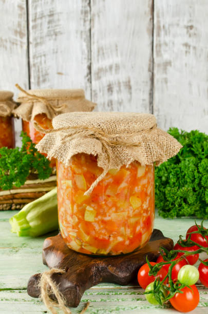 istock Salad with zucchini, rice and paprika 905535646