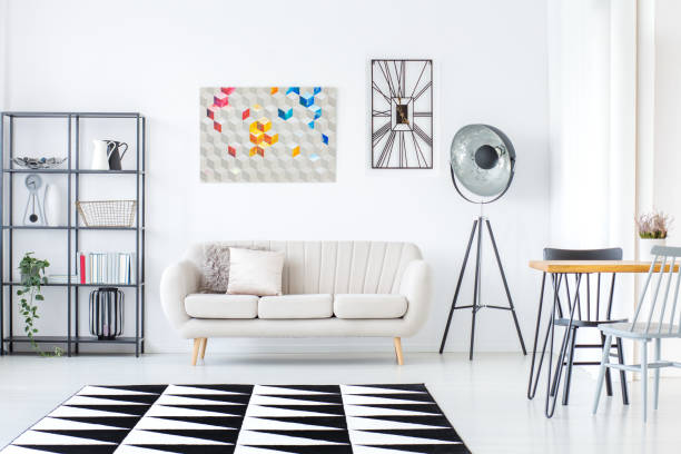 istock Geometric living room 905549248