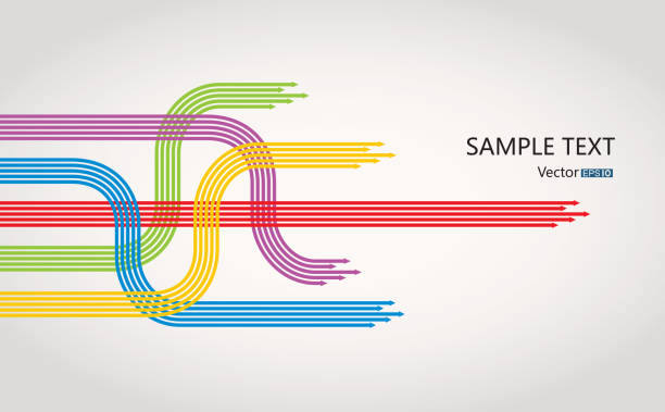 경쟁 화살표 - plan of action stock illustrations