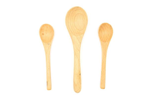 istock Wooden spoon isolated on white background 905553216