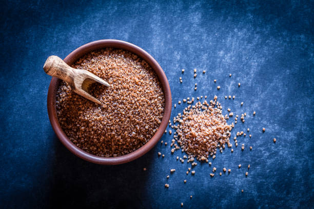 Organic brown sugar from sugar cane