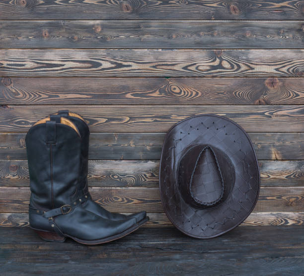 istock cowboy boots in the barn 905586408