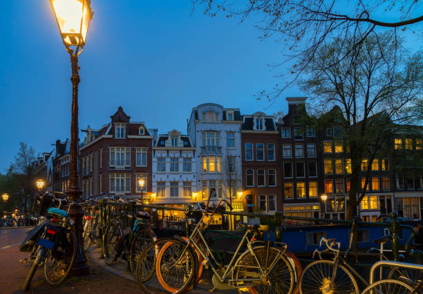 istock Houses of Amsterdam, Netherlands 905613024