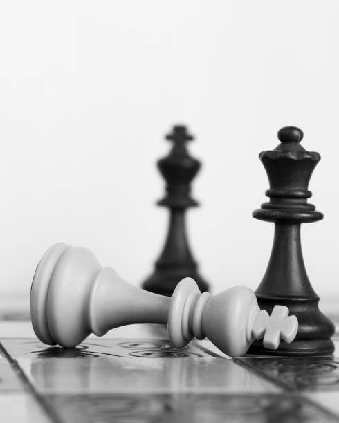 istock Chess photographed on a chessboard 905619398