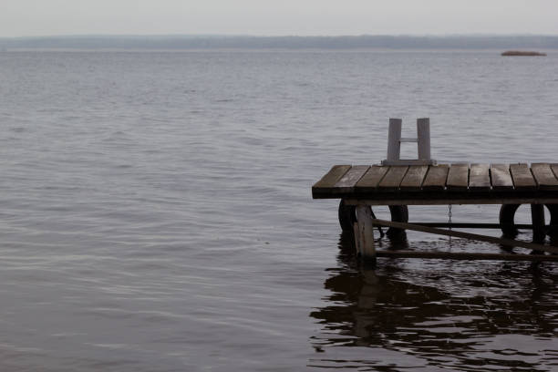 istock The berth of the river is displayed in water. 905631582