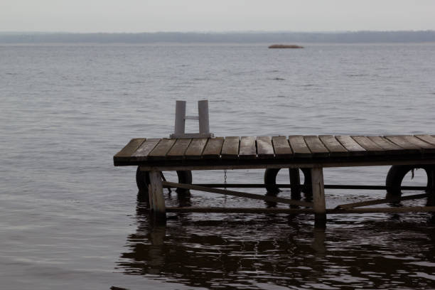 istock The berth of the river is displayed in water. 905631762